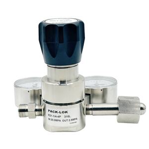 Fabrika Doğrudan Satış SS316 Basınç Düşürücü Valf <span class=keywords><strong>1</strong></span>/4 Gaz Analizi Yüksek Saflıkta Gazlar için Basınç Düşürücü Regülatör - Product Image 4