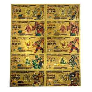 34ชนิดญี่ปุ่นอะนิเมะเซนต์เซย่าเยนโชคดีบัตรทองอะนิเมะคลาสสิกสำหรับของขวัญสะสมสนุก - Product Image 1