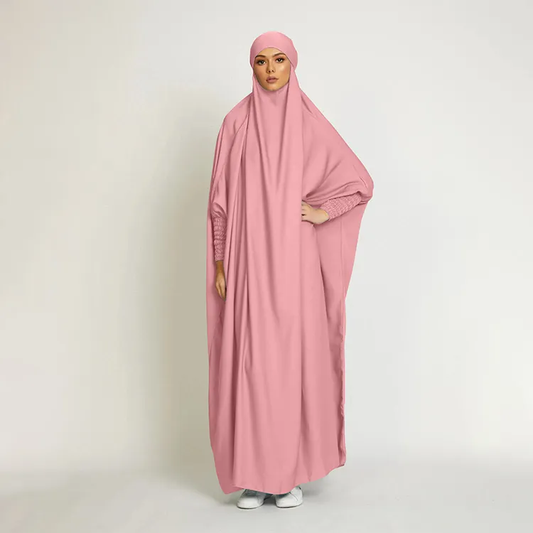 Kuwii เสื้อผ้าอิสลาม Jilbab มุสลิม,เสื้อผ้าอาบายาสำหรับผู้หญิงชาวมุสลิม Jilbab ปี3185