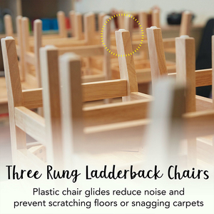 Chaise Montessori en bois pour garderie, ensemble <span class=keywords><strong>de</strong></span> meubles pour garderie, maternelle, préscolaire - Product Image 2