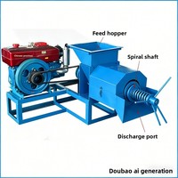 Presse à huile à vis 500 kg/h, double alimentation diesel et électrique, extracteur d'huile multi-graines pour palmiste, arachide, soja, graines de coton
