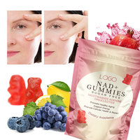 Gummies NAD+ Supplémentaires Sans Sucre Biologiques Vitamine B3 Niacinamide : Booste la Régénération NAD et l'Énergie