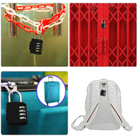 Serrure à bagages à combinaison étanche à 4 chiffres avec Logo personnalisé, pour porte de gymnase, école, sport, cadenas pour casier