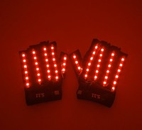 Guantes Luminosos LED RGB con Control Remoto para Mujer, sin Dedos, para Discoteca, DJ, Actuaciones en Escenario, Carnaval, Cosplay, Disfraces de Fiesta