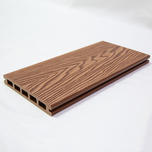 Chất lượng cao hai mặt màu Composite sàn bề mặt dập nổi co-đùn WPC decking - Product Image 3