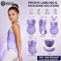 Justaucorps de gymnastique pour filles, sans manches, scintillant, couleur personnalisée, tenues de danse, prix direct usine