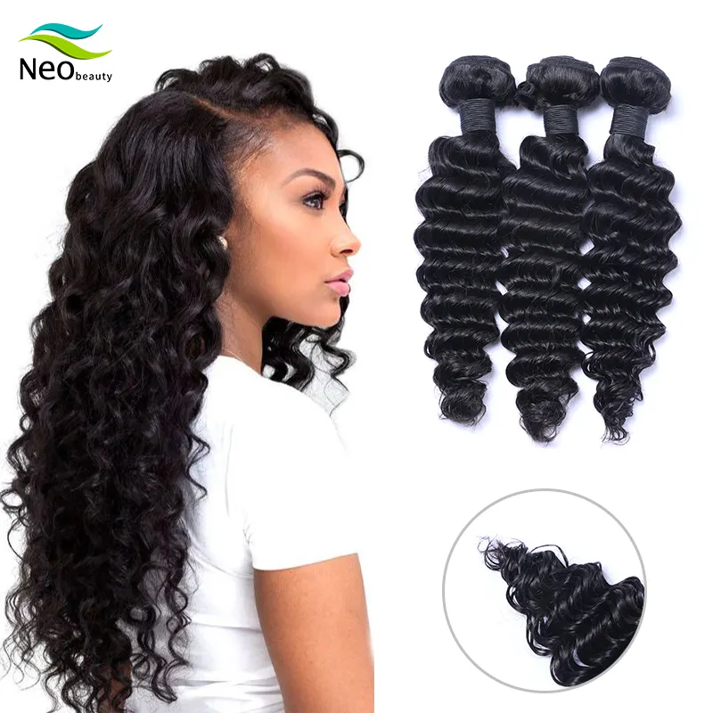 Wholesale 100% Virgin Human Hair Brazilian Hair bundles 10A Grade Curly and Wave for black women