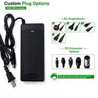 Chargeur direct 60V2A pour trottinette électrique, batterie Li-ion, OEM ODM, vente en gros, unité d'alimentation pour e-scooter, CE/FCC/RoHS