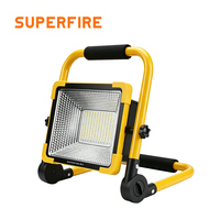 Projecteur LED portable SUPERFIRE FS22, étanche IP54, 7000K, rechargeable par USB, en alliage d'aluminium, magnétique/sur pied