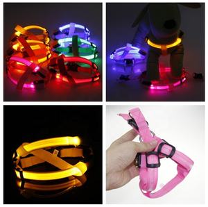 SinSky 光る LED ライト付き 安全 ペット 犬用 ハーネス リード 点滅 発光式 ドッグセーフティーハーネス - Product Image 6