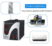 Estabilizador de Voltaje Monofásico de 500VA, 1000VA y 2000VA, 100-260V, para Refrigerador y Televisor, en Oferta
