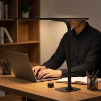 Lampe de table LED longue et souple, à intensité variable, protection des yeux, lampe de bureau intelligente
