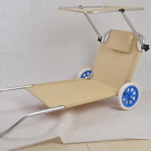 <span class=keywords><strong>Tumbona</strong></span> Portátil <span class=keywords><strong>con</strong></span> Toldo, Silla de <span class=keywords><strong>Playa</strong></span> <span class=keywords><strong>Plegable</strong></span> <span class=keywords><strong>con</strong></span> <span class=keywords><strong>Ruedas</strong></span> - Product Image 1