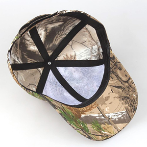 Casquette de chasse en maille, style trucker, 6 panneaux, réglable, unisexe, décontractée, pour le printemps et l'été, pour activités de plein air - Product Image 5