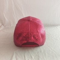 Casquettes de sport personnalisées en sequins, 5 panneaux, respirantes, pour activités de plein air, casquette de baseball Houston, casquette trucker pour adulte