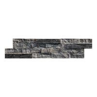 Yiya — panneau de finition en pierre noire, bois, arbre, marbre noir, 1 pièce
