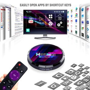 H96 Max <span class=keywords><strong>X4</strong></span> Amlogic S905X4 <span class=keywords><strong>Transpeed</strong></span> Internet Double Wifi 8K HD Android 10 Boîtier TV pour Chaînes Internationales - Product Image 5