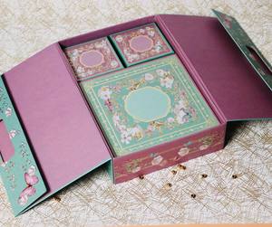 Butterfly Blue <strong>Empty</strong> Sweet Boxes Ramadan Pastel Elegance <strong>Hamper</strong> Set Christmas Candy Dessert Packaging Custom Snack <strong>Box</strong> - Product Image 6
