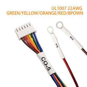 ชุดสายไฟเชื่อมต่อขั้วต่อวงกลม 6 พิน รุ่น SMH250 พร้อมสายไฟ UL1007 22AWG สำหรับงานอุตสาหกรรมอัตโนมัติ - Product Image 4