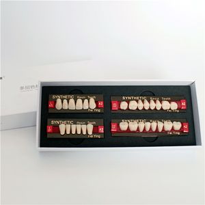 28 denti in resina a bocca piena in resina materiale dentale flessibile in resina denti finti Base dentale in resina acrilica - Product Image 3