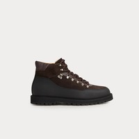 VOGU Sepatu Bootie Pria untuk Musim Gugur Musim Dingin Bahan Suede Sapi Retro Fashion Tali Sepatu Anti-Selip Bernapas Ringan