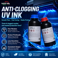 Encre UV LED pour imprimante cylindrique et conique Ricoh G5i CMYK Blanc Vernis pour bouteilles de vin, tubes cosmétiques et emballages