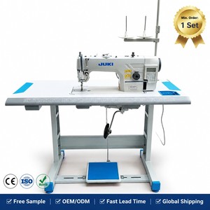 Machine à coudre industrielle à point noué simple avec table - Machine commerciale haute vitesse pour usine de confection et atelier de couture - Product Image 2