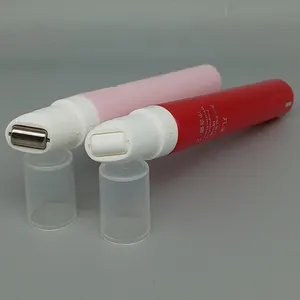 Tube de voyage multifonction en plastique, pour baume à lèvres et pour les yeux, rouleau d'emballage, 5 pièces