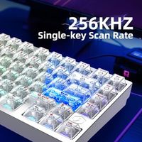 Teclado Magnético con Cable OEM ODM MG75MAX de 81 Teclas, Frecuencia de Escaneo de Tecla Única de 256KHZ, Revestimiento Nano PCB, Resistente al Agua, Efecto Hall 8KHZAR