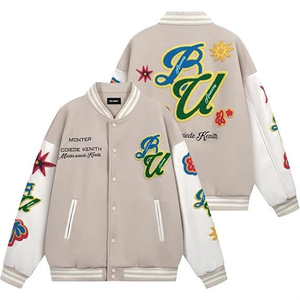 Chaqueta de Béisbol para Hombre y Mujer, Estilo Igual, Marca de Moda, Chaqueta Personalizable con Estampado 3D, Chaqueta de Moda que Combina con Todo - Product Image 2