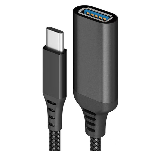 Multifunctional Type-C USB 3.0 OTG Adapter DC LED OTP for Mobile Phone PC Tablet Mouse Keyboard U-Disk-Data Sync & Charging Hub