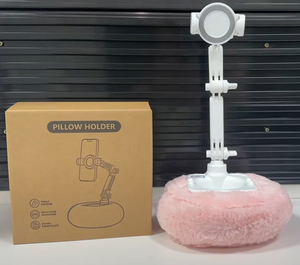 Cuscino Morbido in Peluche, Supporto per Tablet e Telefono con Vassoio per Snack, Utilizzabile a Letto o Divano per Guardare Serie TV - Product Image 6