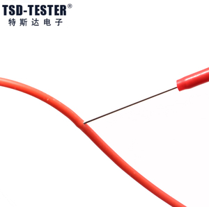 Isolation piercing Nadel Zerstörung freies Multimeter 1mm Prüf sonde Red Black 30Vac-60VDC/Max.10A Lange scharfe Edelstahls pitze - Product Image 6