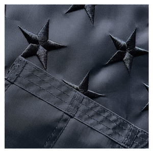 3x5 ft Heavy Duty làm từ nylon thêu sao khâu sọc đen Mỹ cờ cho trong nhà và ngoài trời trang trí - Product Image 4