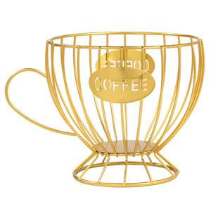 Iron Wire Fruit Basket Round 1-3L Durable Standing Type Food Container Metal Baskets - Product Image 5