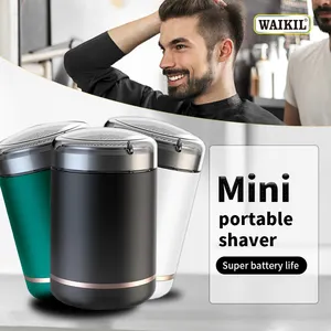 WAIKIL yeni varış Mini taşınabilir USB şarj edilebilir tıraş erkekler için en iyi elektrikli tıraş makinesi elektrikli tıraş makinesi erkek bıçak düzeltici