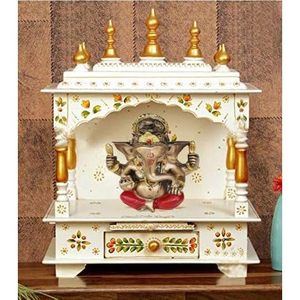 PARIJAT HANDICRAFT resina tradicional Ganpati Idol Lord Ganesha ESTATUA PARA salpicadero de coche decoración del hogar estatua de oficina Showpieces - Product Image 6