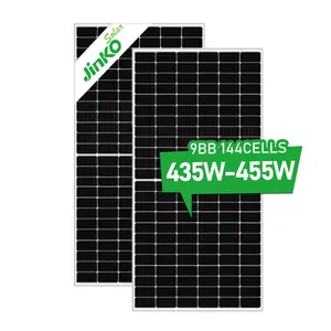 Jinko Kostenloser Versand Mono Solar panel 440W 455Watt 48V Solar panel Organische Solarzelle Doppel glas zelle Solar panel