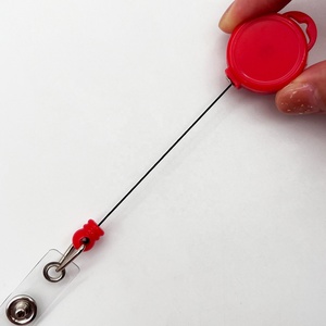 Porte-badge rétractable coloré de 25 mm, porte-badge en acrylique mignon, clip pour carte d'identité, vente en gros, cordon de cou, porte-<span class=keywords><strong>yoyo</strong></span>, <span class=keywords><strong>accessoires</strong></span> - Product Image 5