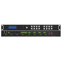 La matrice UHD transparente 18Gbps 4x4 prend en charge la gestion CEC et le traitement puissant des murs vidéo