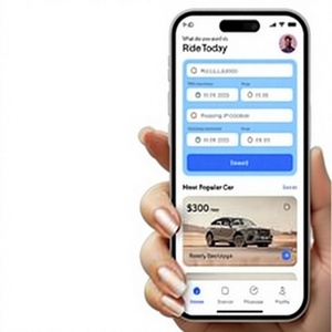 Application mobile de location de voitures – Réservez des voitures instantanément, comparez les prix, choisissez les lieux de récupération et profitez d'une sécurité optimale. - Product Image 1