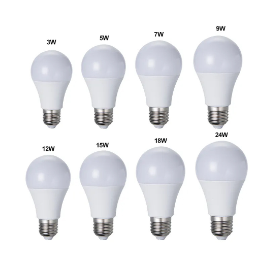E27 E26 B22 5W 7W 9W 12W Brightest LED Light Bulbs Wholesale Soft White 3000K 4000K 6000K Light A60 Led Bulb