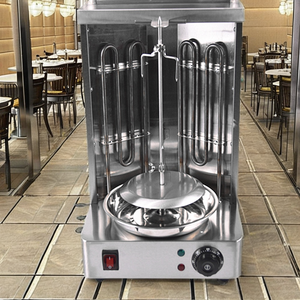 CHANG QING EB25 Parrilla Profesional para <span class=keywords><strong>Shawarma</strong></span> y Kebab, Horno Giratorio Vertical Eléctrico para Gyros, 220-240V, Cuerpo de Acero Inoxidable, 9.7KW - Product Image 2