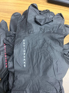 3 مل وشم تجميل صالون تنظيف الطعام saftey فحص مسحوق اللاتكس الحرة قبول شعار مخصص قفازات النتريل المتاح - Product Image 2