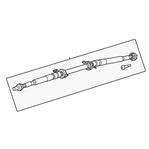 Arbre de transmission arrière Jeep Cherokee 68610951AA 52123612AD en acier, pièce neuve pour modèles 2014-2023 - Product Image 4