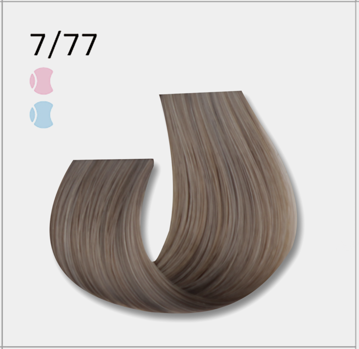 7/77 brun blond foncé intensif