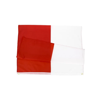 Drapeau personnalisé Gahum Monaco, nouveau design, tissu mondial populaire, style promotionnel, polyester imperméable, imprimé découpé