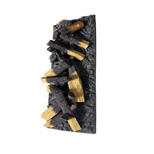 Bûches <span class=keywords><strong>de</strong></span> cheminée électriques artificielles faites à la main OEM avec cendres - Product Image 6