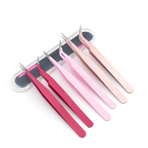 Eyelash Extension Tweezers Stainless Steel Precision Tips For Lash Artists And Beauty Tools - Product Image 5