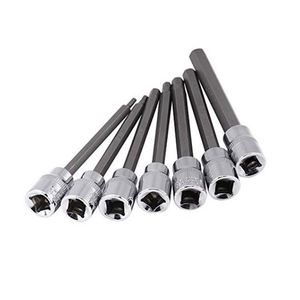 7PCs 3/8 "Ball End Long 4.25" Standard SAE Hex Allen Bit Sockets Wrench - Product Image 6